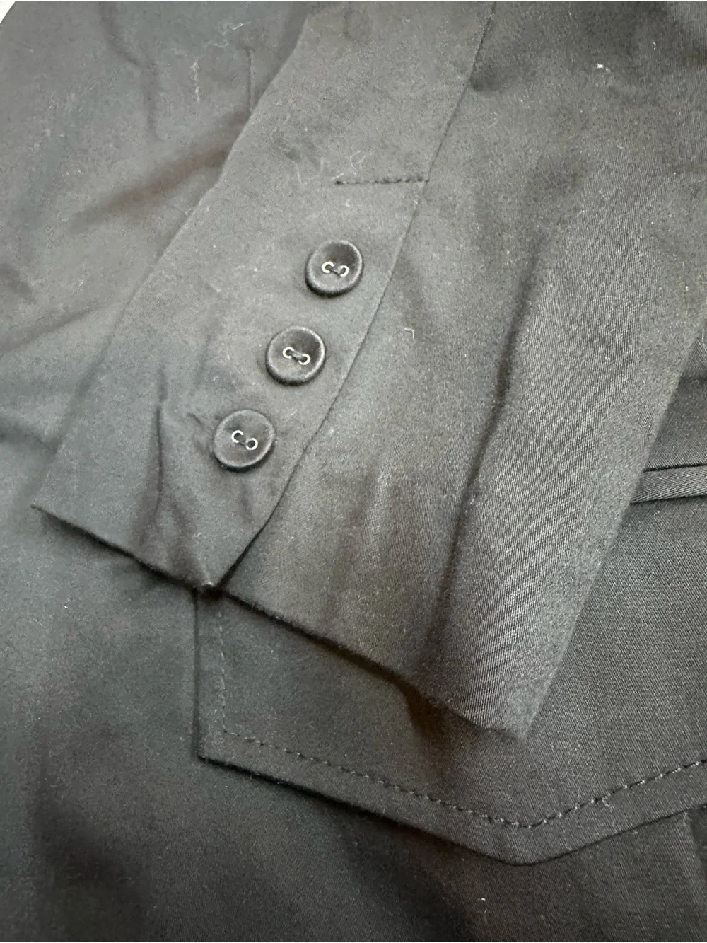 Black Single-Button Blazer